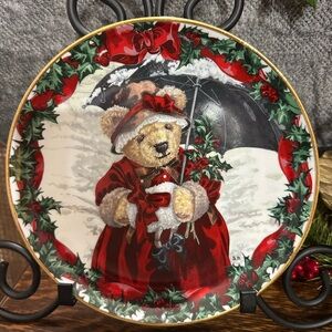 Franklin Mint Heirloom Limited Edition "Teddy’s Snow Bear”